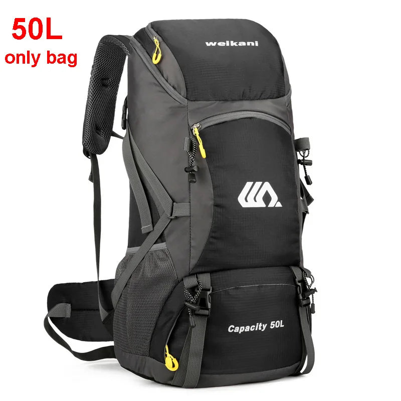 "50L Waterproof Travel Backpack – Hiking & Camping Rucksack for Men"