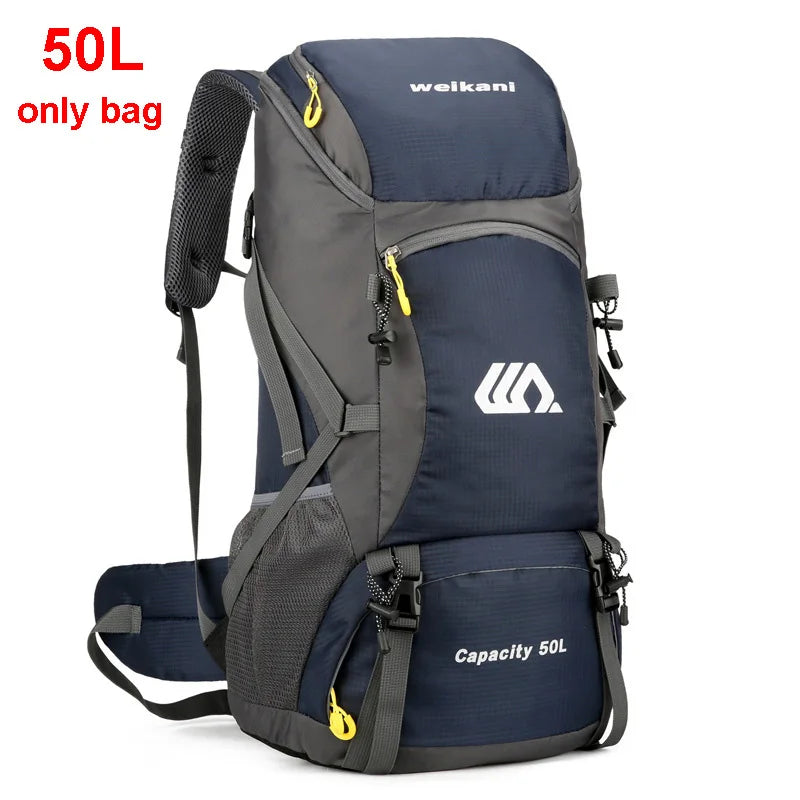 "50L Waterproof Travel Backpack – Hiking & Camping Rucksack for Men"