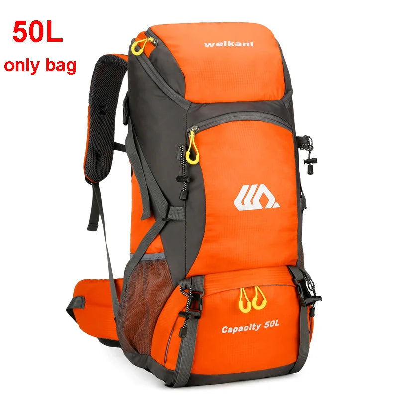 "50L Waterproof Travel Backpack – Hiking & Camping Rucksack for Men"