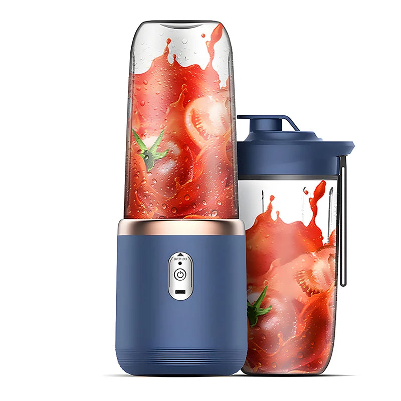 "Portable USB Blender – 400ml Smoothie Maker for Fruits & Shakes (2 Cups)"