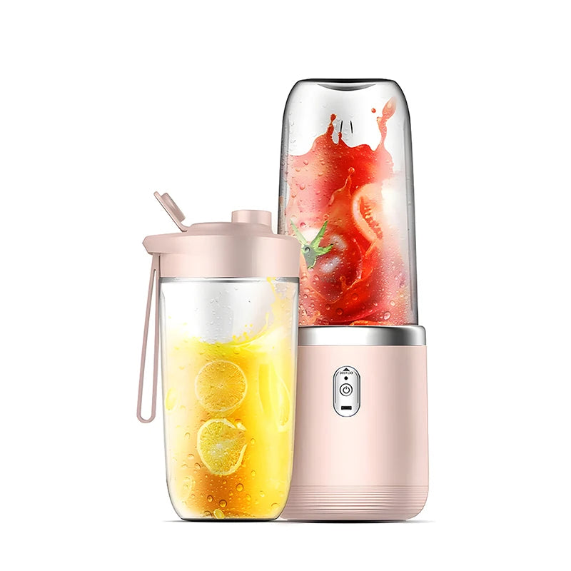 "Portable USB Blender – 400ml Smoothie Maker for Fruits & Shakes (2 Cups)"