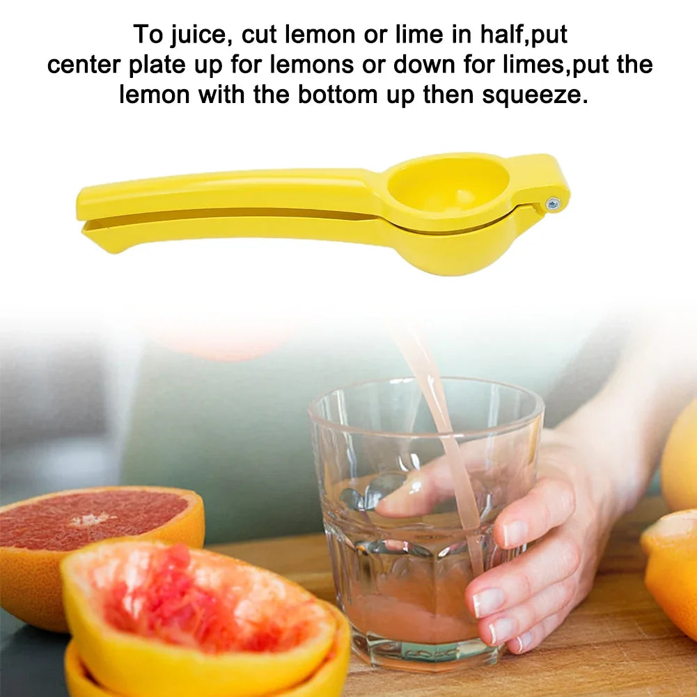 "Manual Lemon Squeezer – Hand Press Juicer for Citrus Fruits"