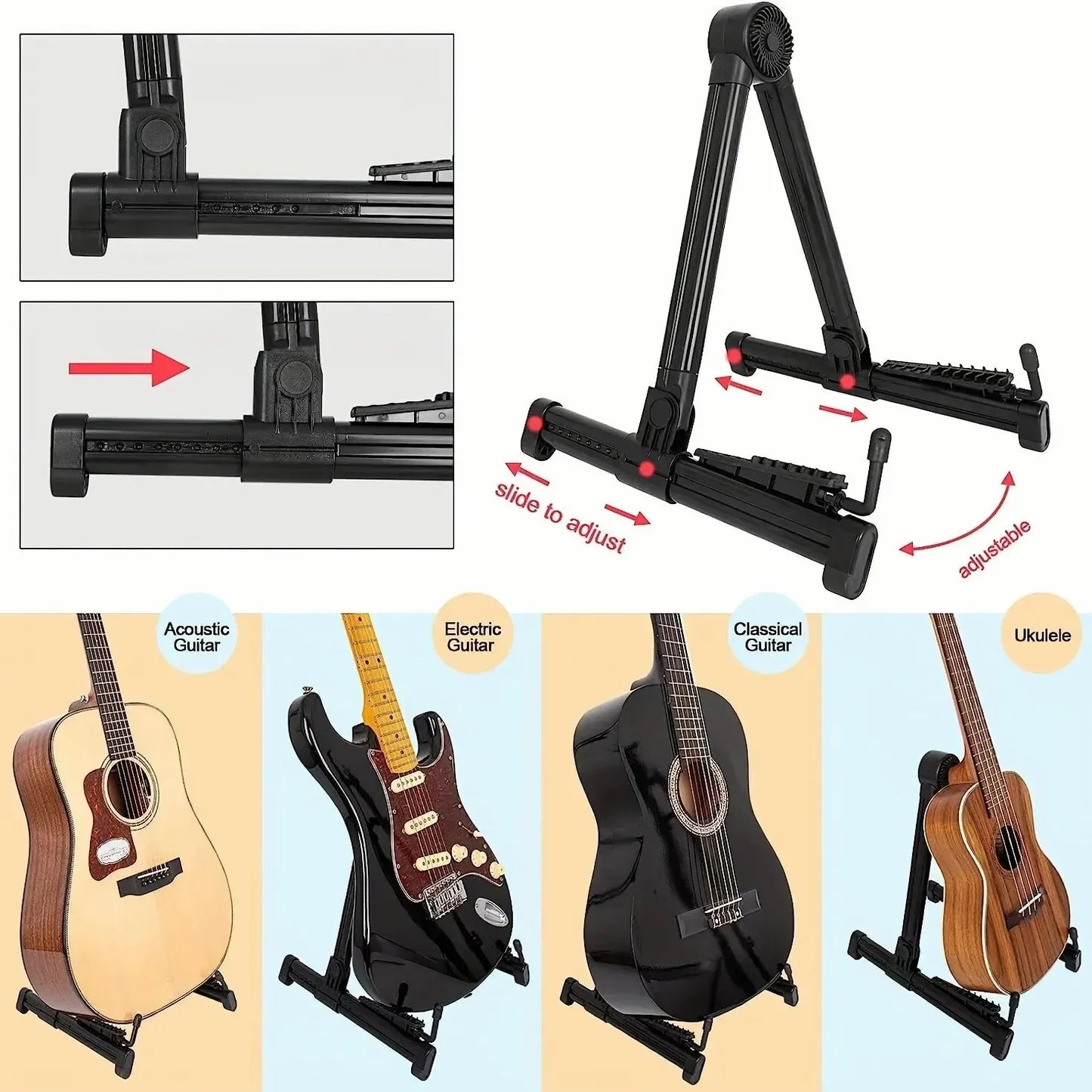 Classical Electric Bass Guitars Banjo Ukulele Portable