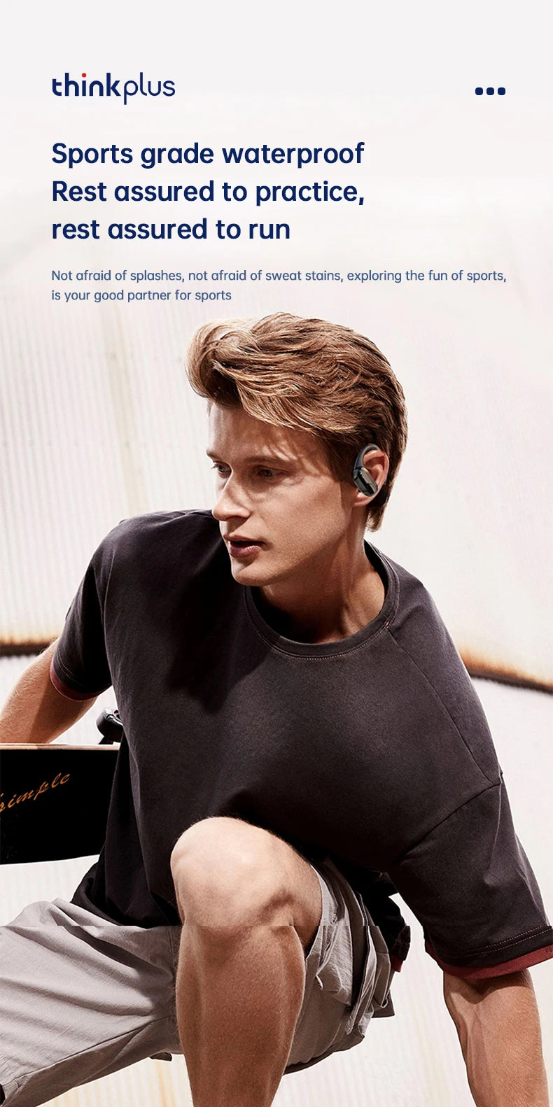 Lenovo XT80 Wireless Earbuds – Sport TWS with Mic, LED Display & HiFi Sound