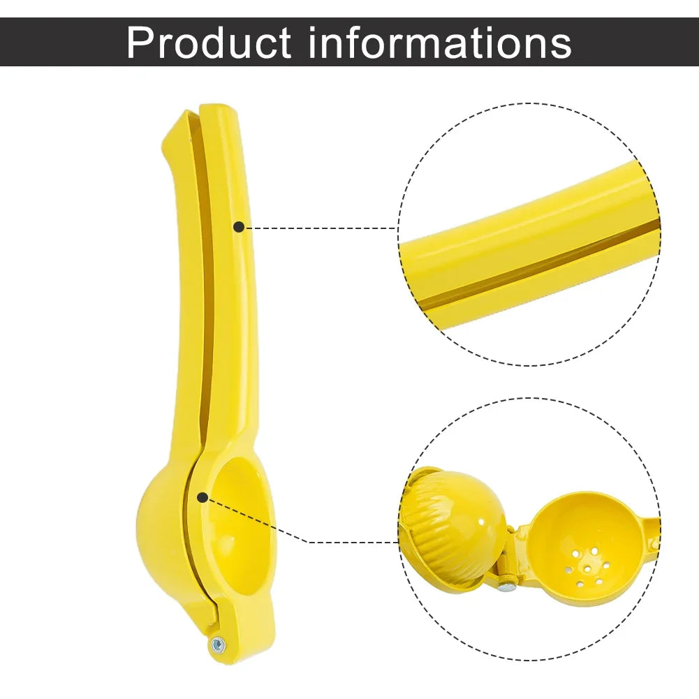 "Manual Lemon Squeezer – Hand Press Juicer for Citrus Fruits"